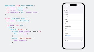 WWDC23 Discover Observation in SwiftUI  Apple [upl. by Frodi789]