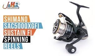 Shimano SAC5000XGFI Sustain FI Spinning Reel  JampH Tackle [upl. by Neelhsa120]