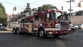 Passaic NJ Fire Department Engine 1 amp Ladder 1 Responding [upl. by Oilegor670]