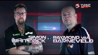 2018 Auckland Darts Masters Semi Final Whitlock vs van Barneveld [upl. by Jacquenetta]