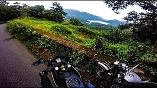 Ride to BELGAUM from GOA via Chorla ghats only music amp footage [upl. by Maxy]