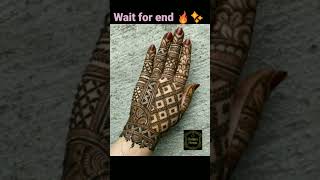 new simple mehndi design ✨mehndi mehndi trending viralvideo youtubeshorts [upl. by Notnert831]