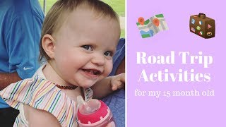 Road Trip Activities for our 1 year old  Screen Free [upl. by Aner205]