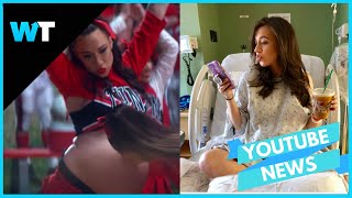 Ariana Grande REACTS to Colleen Ballingers Baby Being Born [upl. by Ellebana599]