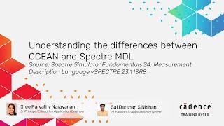 Understanding the differences between OCEAN and Spectre MDL [upl. by Lissi]