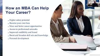 GGU Master of Business Administration amp Executive MBA Webinar [upl. by Andersen]