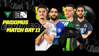 Proximus ePro League 2324 🎮🏆 GAMEDAY 11 [upl. by Htebezile]