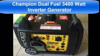 Champion 3400 watt dual fuel Power Inverter Generator [upl. by Seppala]