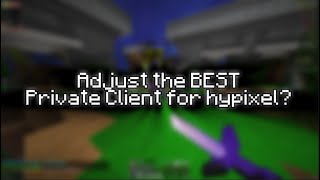 Adjust literally BREAKS Hypixel Anticheat Invite Only Client [upl. by Vinaya]