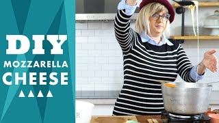 How to Make Mozzarella With a DIY Cheesemaking Kit  HGTV Handmade [upl. by Elvia]