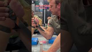 Matt mask built different mattmask training armsport armwrestling devonlarratt viralvideo [upl. by Wilbur]