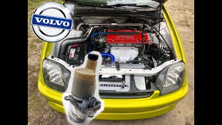 HOW TO convert a Honda to Electric Power Steering  Using a Volvo Pump [upl. by Ajna]