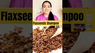 DIY Flaxseeds Herbal Shampoo for Hair growth preityprerna hairgrowth shampoo shorts [upl. by Ahsrop]