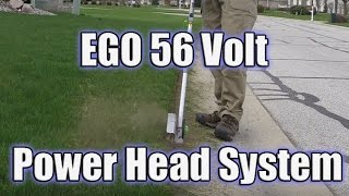 Ego 56V Power Head System Review  String Trimmer Pole Saw Lawn Edger [upl. by Aztiraj944]