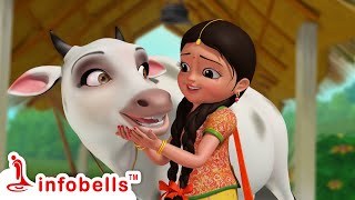 Meri Gaiya Aati Hai  Gaiya Meri  Hindi Rhymes for Children  Infobells hindirhymes gaiyameri [upl. by Lednahs490]