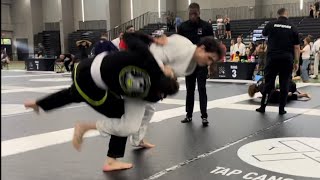 What 2 years of judo looks like in a BJJ white belt tournament [upl. by Econah]