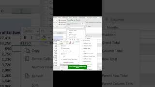 Calculate the Difference Between Months in an Excel Pivot Table 📉 [upl. by Melessa]