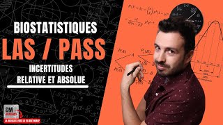 INCERTITUDES  ➗ Calcul de lincertitude RELATIVE et ABSOLUE en biostatistiques [upl. by Ahsenaj]