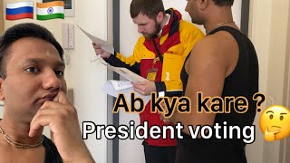 President voting Indian in Russia Vlog [upl. by Leva540]