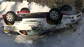 SM Tuuri Ralli 2024  JariMatti Latvala CRASH [upl. by Fleming]