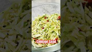 Easy Cabbage Salad Recipe 🥗  Healthy amp Crunchy Side Dish [upl. by Iruj]