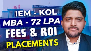 IEM Kolkata MBA College Review  Placements  Internships  Fees  Cut offs [upl. by Cymbre630]