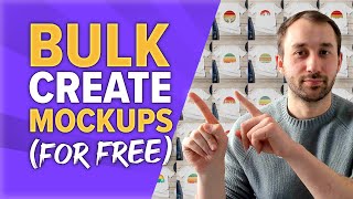 How to BULK Create Mockups with MyDesigns Perfect for Etsy Shopify amp Amazon [upl. by Ahsinan369]