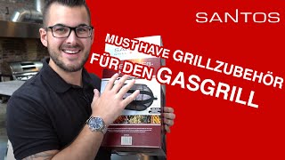 Das beste Grillzubehör im Test  Drehspieß Körbe Pommes Popcorn Fisch auf der Gasgrill Rotisserie [upl. by Oicirtap903]