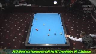 Tony Robles VS Thorston Hohmann 2013 World 141 [upl. by Sherborne55]