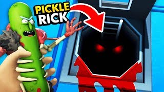 Can PICKLE RICK Destroy The BASEMENT MONSTER Rick and Morty Virtual RickAlity VR Gameplay [upl. by Earehc]