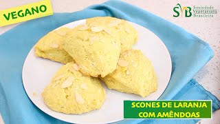 SCONES DE LARANJA COM AMÊNDOAS 67 [upl. by Siuqaj]