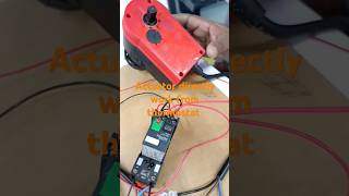 Actuator working threw control relay with thermostat [upl. by Aiciles190]