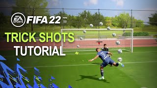 FIFA 22 TOP 5 FANCY TRICK SHOTS TO USE IN FUT 22  FANCY amp EFFECTIVE SKILLS TUTORIAL [upl. by Damalis352]