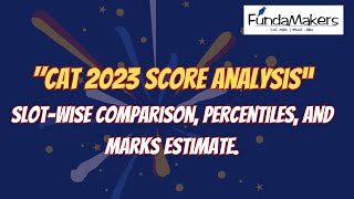 quotCAT 2023 Exam Analysis Slotwise Comparison Percentiles and Marks Estimatequot [upl. by Sudnac]