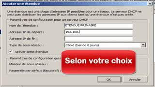 Windows server 2008 r2 DHCP sur VirtualBox [upl. by Acinorrev]