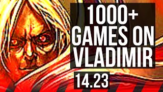 VLADIMIR vs GRAGAS TOP  500 1000 games  KR Diamond  1423 [upl. by Tade]