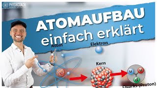 Atomaufbau einfach erklärt  Grundlagen Physik  Physik für Mediziner [upl. by Tnemelc]