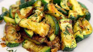 Sie sind so lecker Ich habe diese Zucchini den ganzen Sommer lang zubereitet Rezept in 5 Minuten [upl. by Shank]