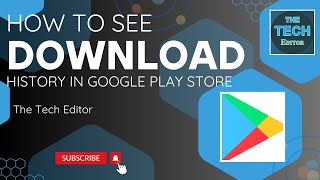 How To See Download History On Google Play Store [upl. by Mosby789]