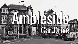 Ambleside Lake District  UK  Car Drive [upl. by Nico77]