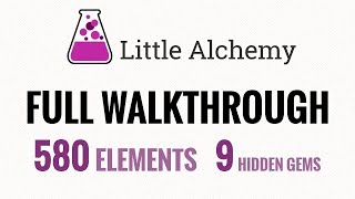 Little Alchemy Full Walkthrough 580 Items [upl. by Bernadine]