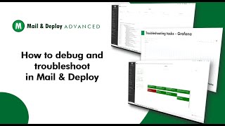 Mail amp Deploy Advanced  How to debug and troubleshoot tasks in Mail amp Deploy [upl. by Arrac]