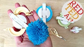 Clover Pom Pom Maker Tutorial  Easy Pom Pom DIY [upl. by Urata]