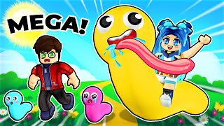 Becoming the BIGGEST MEGA Worm in Roblox [upl. by Rawde]