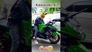 Kawasaki 🥵Zx14R 💥……superbikes kawasakininja bunnyhelmet [upl. by Holofernes126]