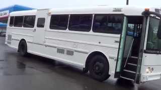 Northwest Bus Sales Used 2002 Thomas HDX Lift Equipped Commercial Style Rear Engine Bus B18491 [upl. by Ahseital765]