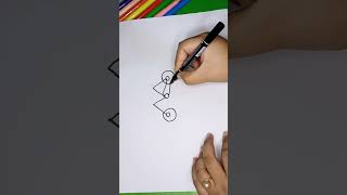 Cycle Drawing Creative artcycleshortsviral [upl. by Mad]