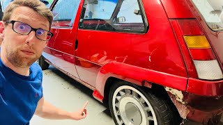 Renault 5 GT Turbo Restoration Project  Episode 6  Exterior Removal renault renault5turbo [upl. by Naerol]