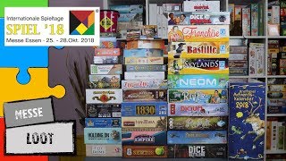 Loot  SPIEL 2018  Unsere Ausbeute Teil 1 [upl. by Seroka663]