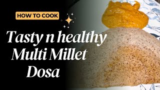 Healthy Multi Millet dosa recipe Jenislittleworld foodrecipecookingmilletshealthydosa [upl. by Thorwald346]